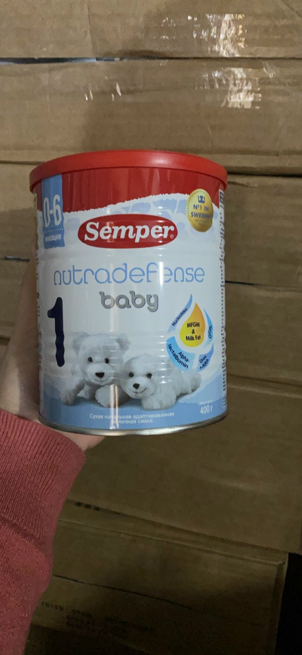 Sữa béo tăng cân Nga Semper Nutradefense Baby Số 1 hộp 400g
